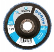 KLAPKA KLAPKA KOLA PRO GR.120 BERG INOX 125x22 120 ZIRCONIUM