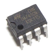 Operačný zosilňovač UA741cn DIP-8 x2