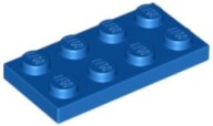 LEGO PLATE 2X4 - MODRÝ Č. 3020 - 3KS.