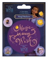 Nálepky 5 ks Wish Wish Magic In Every Wish 10x12,5 cm Pre dievčatá