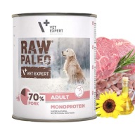 Raw Paleo Mono mokré krmivo pre psov Bravčové mäso 800g