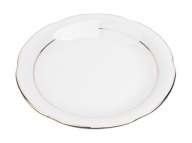 Chodzież Kamelia B014 malý dezertný tanier, 17 cm, zlaté prúžky, pozlátený