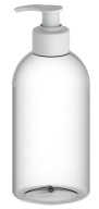 FĽAŠA S DÁVKOVAČOM NA GÉLOVÉ MYDLO, PUMPA, 250 ml