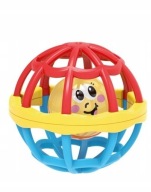 Mäkká loptička s hrkálkou Askato Ball