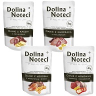 DOLINA NOTECI Krmivo pre psov Mix of Flavors 4x100g