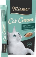 Miamor Cat Cream HYDINA pochúťka Gefluger a Biotín balenie 6x15g
