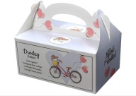 Box na svadobnú tortu na bicykel 10 ks