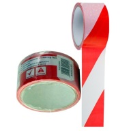 VÝSTRAŽNÁ PÁSKA BIELA ​​ČERVENÁ 48/33 SILNÁ