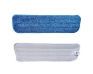 HOSPODÁRNY MOP NA VELCRO, mikrovlákno, 42/38 x 12 cm, modrý