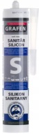 GRAFÉN BIELY SANITÁRNY SILIKÓN DO KÚPEĽNE, WC, ODOLNÝ PROTI PLEŇAM, UV 280 ml