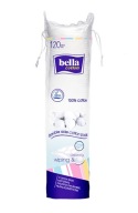 Bella Cotton okrúhle kozmetické tampóny 120 ks.