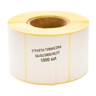 Termonálepkové štítky na zebru 50x30 1000KS