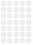 Samolepiace plstené podložky biele FI15mm, balenie 30 ks - VORSTAHL