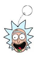Gumený krúžok na kľúče Rick and Morty Rick Head
