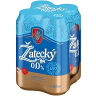 ZATECKY Nealko pivo 0% 4x500ml