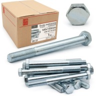 M8x100 Skrutka metrická šesťhranná DIN 931, pozinkovaná, s kľúčom, trieda 8.8, 1 kg