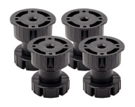 4 x KUCHYNSKÁ OBUV ČIERNA V 60 MM