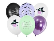 Halloweenske balóny Fialové 6 kusov Halloweenske ozdoby Ozdoby Gadgets