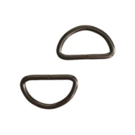 Polkruh koženkový polkruh, zváraný, grafit 30mm, na popruh kabelky