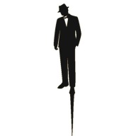 Topper Agent Pan Man Guy figúrka Agent PLEXI čierna