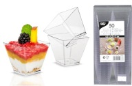 Dezertné poháre Nádoba na predjedlá FINGERFOOD snacks 50ml 50ks