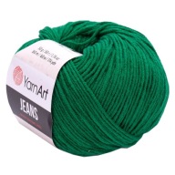 YarnArt Jeans 52 zelené