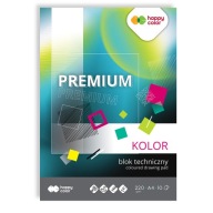 Farebný technický blok A4 10k 220g HAPPY COLOR