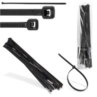 20x sťahovacie pásky Káblové pásky Zipsy 8,8 x 450 mm Silné UV sťahovacie pásky