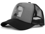 BATCH CAP Šedá STAR MESH BASEBALLOVÁ ČIAPKA