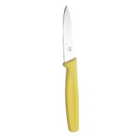 KUCHYŇSKÝ NÔŽ OSTRÝ ROVNÝ 8CM ŽLTÝ NÔŽ