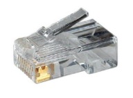 RJ45 zástrčka 8P8C UTP drôt 10 ks
