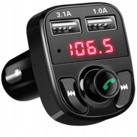Bluetooth Dual Mp3 Fm Transmitter Nabíjačka Rýchle bezdrôtové nabíjanie
