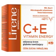 Lirene Vitamin Energy C+E Výživný, hlboko hydratačný krém 50 ml