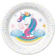 Papierové taniere Magical Unicorn Jednorožec Birthday Party 18cm 8ks.