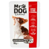 Mr Dog krmivo pre psov s hovädzím mäsom 100g
