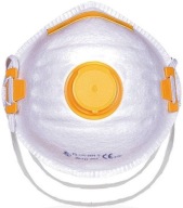 Ochranná POLMASKA FFP1 MASKA s ventilom P1, domáci