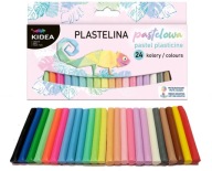 Kidea plastelína 24 pastelových farieb