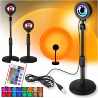 ZÁPAD SLNKA PROJEKTOROVÁ LAMPA VIACFAREBNÁ RGB LED NOčná nálada