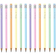 12x TROJUHOLNÍKOVÁ ceruzka PASTEL HB COLORINO KIDS