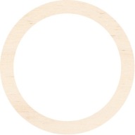 DECOUPAGE CIRCLE obruč na lapač snov 12 cm háčik