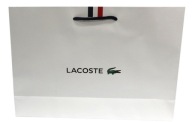 VEĽKÁ DARČEKOVÁ TAŠKA LACOSTE, BIELA