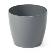 Kvetináč MAGNOLIA, priemer 300/L, strieborná metalíza