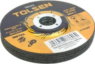 ŠTÍNOVÉ KOVOVÉ REZNÉ KOTÚČE 125x3,0 mm PLOCHÝ TOLSEN