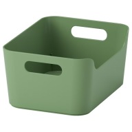 IKEA UPDATERA Nádoba, zelená, 24x17 cm