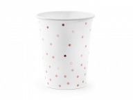 Dot poháre, biele, 260 ml