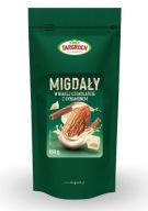 Mandle obalené v bielej čokoláde so škoricou 150g Targroch