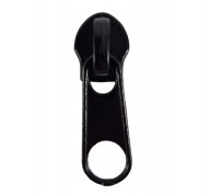 5 kusov 5 mm čierny zips na 5 mm zipsovú pásku