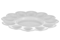 TANIER VAJÍČKA TANIER 12 KS 24CM LESK BIELA