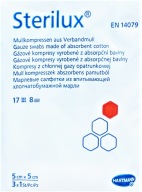 HARTMANN Sterilux 5cm x 5cm 3x1ks. neplodná 17n 8w