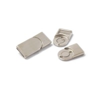 Magnetická spona, opasok, šaty, bunda, SILVER 86